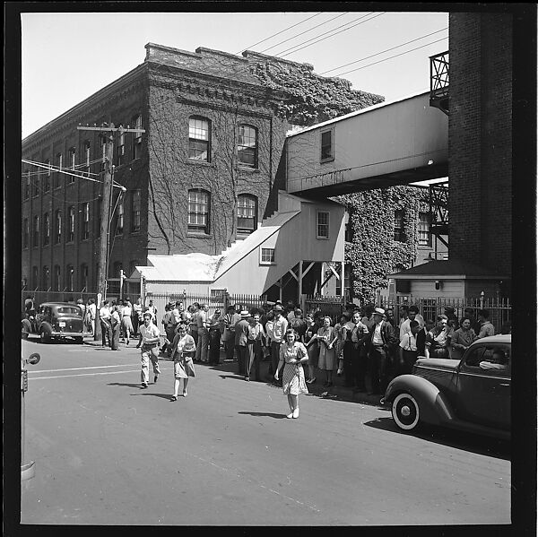 [80 Views of Bridgeport, Connecticut, Including: Pedestrians, Shoppers, Storefronts, and Remington Munitions Factory Workers, Commissioned by Fortune Magazine for "In Bridgeport's War Factories", Published September 1941], Walker Evans (American, St. Louis, Missouri 1903–1975 New Haven, Connecticut), Film negative
