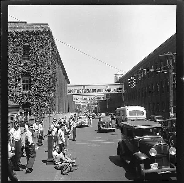 [80 Views of Bridgeport, Connecticut, Including: Pedestrians, Shoppers, Storefronts, and Remington Munitions Factory Workers, Commissioned by Fortune Magazine for "In Bridgeport's War Factories", Published September 1941], Walker Evans (American, St. Louis, Missouri 1903–1975 New Haven, Connecticut), Film negative