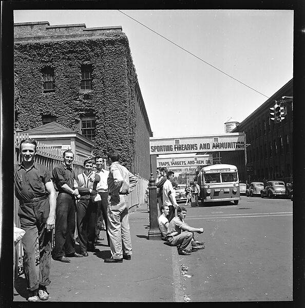 [80 Views of Bridgeport, Connecticut, Including: Pedestrians, Shoppers, Storefronts, and Remington Munitions Factory Workers, Commissioned by Fortune Magazine for "In Bridgeport's War Factories", Published September 1941], Walker Evans (American, St. Louis, Missouri 1903–1975 New Haven, Connecticut), Film negative