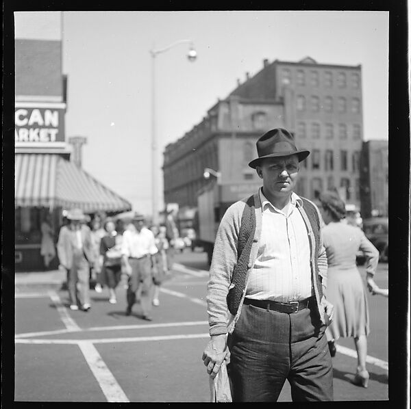 [80 Views of Bridgeport, Connecticut, Including: Pedestrians, Shoppers, Storefronts, and Remington Munitions Factory Workers, Commissioned by Fortune Magazine for "In Bridgeport's War Factories", Published September 1941], Walker Evans (American, St. Louis, Missouri 1903–1975 New Haven, Connecticut), Film negative