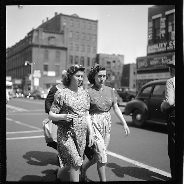 [80 Views of Bridgeport, Connecticut, Including: Pedestrians, Shoppers, Storefronts, and Remington Munitions Factory Workers, Commissioned by Fortune Magazine for "In Bridgeport's War Factories", Published September 1941], Walker Evans (American, St. Louis, Missouri 1903–1975 New Haven, Connecticut), Film negative