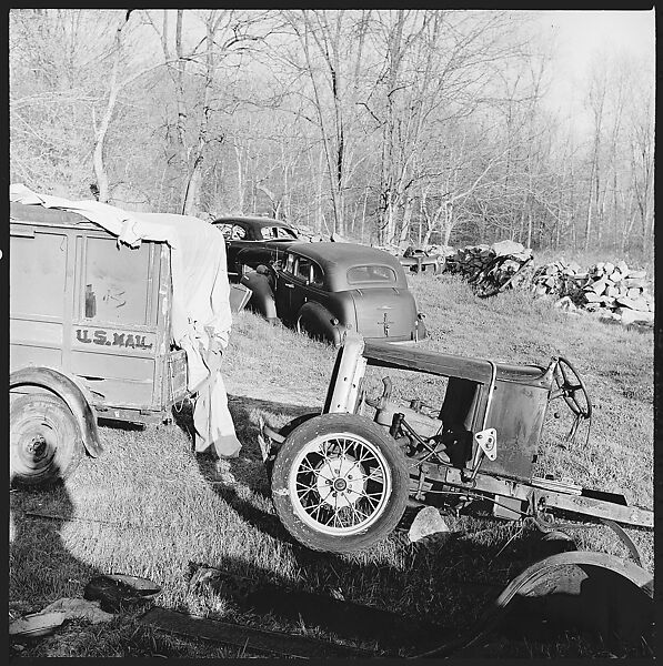 [12 Studies of Junked Automobiles, Commissioned by Fortune Magazine for "The Auto Junkyard", Published April 1962], Walker Evans (American, St. Louis, Missouri 1903–1975 New Haven, Connecticut), Film negative