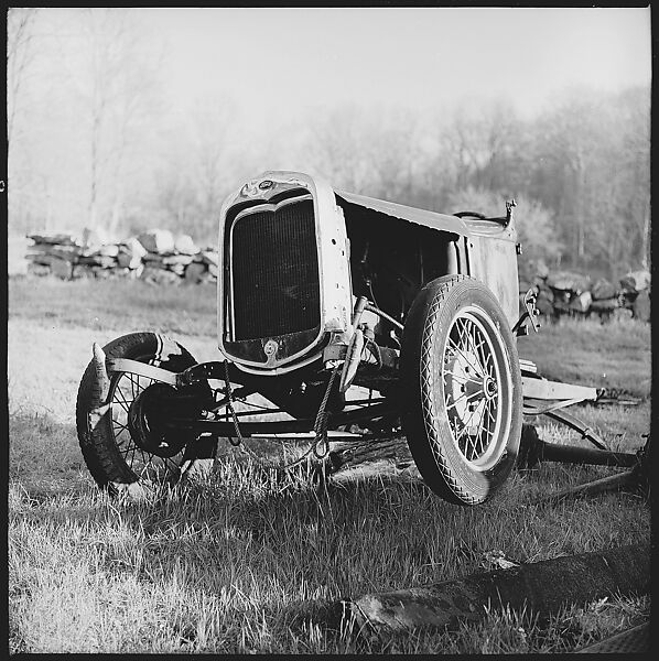 [12 Studies of Junked Automobiles, Commissioned by Fortune Magazine for "The Auto Junkyard", Published April 1962], Walker Evans (American, St. Louis, Missouri 1903–1975 New Haven, Connecticut), Film negative