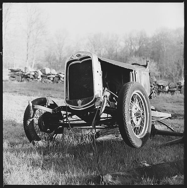 [12 Studies of Junked Automobiles, Commissioned by Fortune Magazine for "The Auto Junkyard", Published April 1962], Walker Evans (American, St. Louis, Missouri 1903–1975 New Haven, Connecticut), Film negative