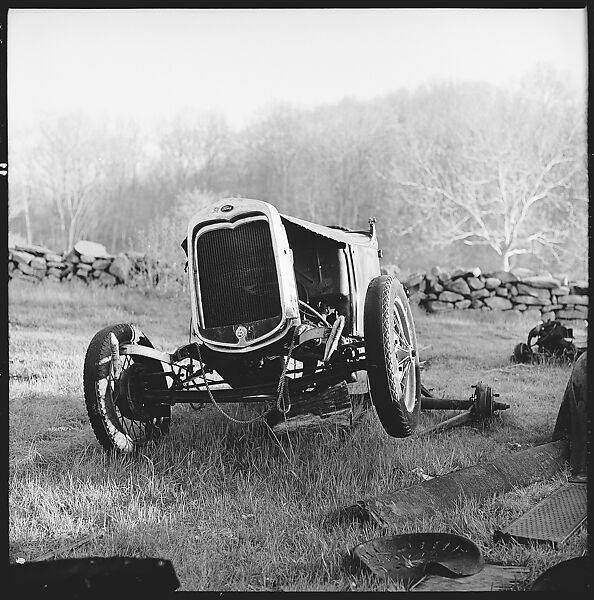 [12 Studies of Junked Automobiles, Commissioned by Fortune Magazine for "The Auto Junkyard", Published April 1962], Walker Evans (American, St. Louis, Missouri 1903–1975 New Haven, Connecticut), Film negative