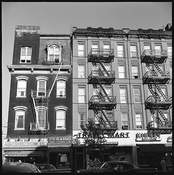 [35 Views of Third Avenue Shopfronts, Apartment Buildings, and Street Scenes, Made for an Unpublished Fortune Portfolio, Including 2 Error Frames and 3 Rural Scenes], Walker Evans (American, St. Louis, Missouri 1903–1975 New Haven, Connecticut), Film negative