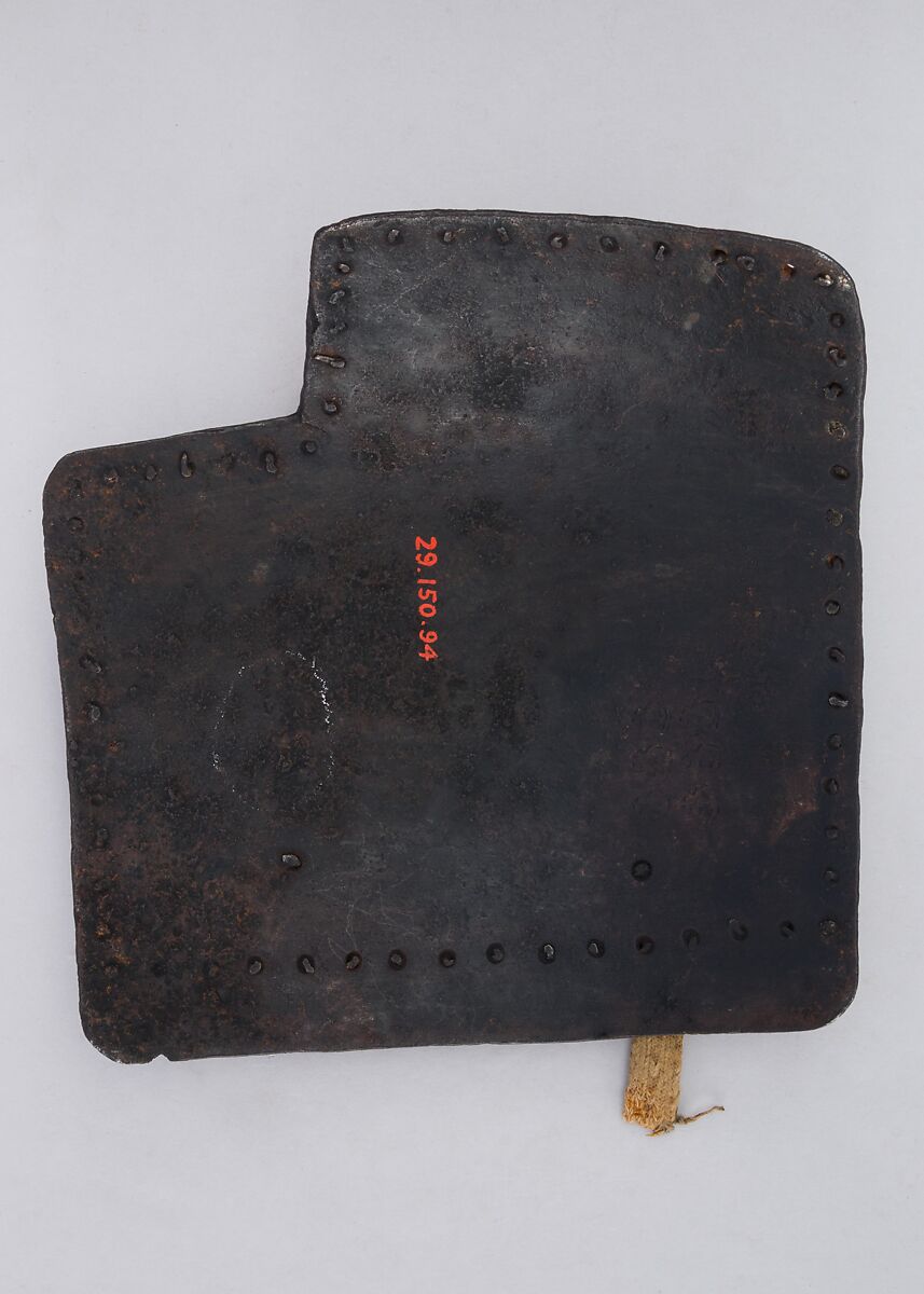 Right Half of Brigandine Breastplate, Steel, textile (bast fiber, linen, hemp), Italian