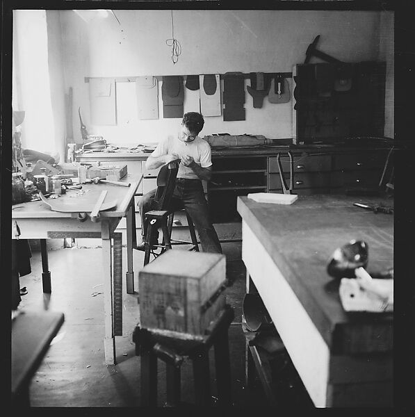 [105 Views and Studies of Leather Craftsmen, Their Home in Birdsboro, Pennsylvania and New York City Residence, Commissioned by Fortune Magazine for "The Small Shop," Published November 1945], Walker Evans (American, St. Louis, Missouri 1903–1975 New Haven, Connecticut), Film negative