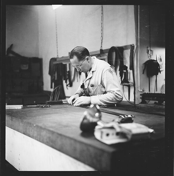 [105 Views and Studies of Leather Craftsmen, Their Home in Birdsboro, Pennsylvania and New York City Residence, Commissioned by Fortune Magazine for "The Small Shop," Published November 1945], Walker Evans (American, St. Louis, Missouri 1903–1975 New Haven, Connecticut), Film negative