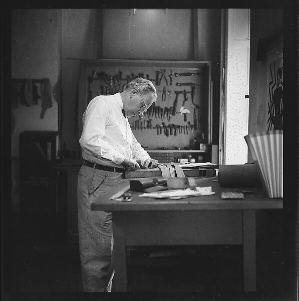 [105 Views and Studies of Leather Craftsmen, Their Home in Birdsboro, Pennsylvania and New York City Residence, Commissioned by Fortune Magazine for "The Small Shop," Published November 1945], Walker Evans (American, St. Louis, Missouri 1903–1975 New Haven, Connecticut), Film negative