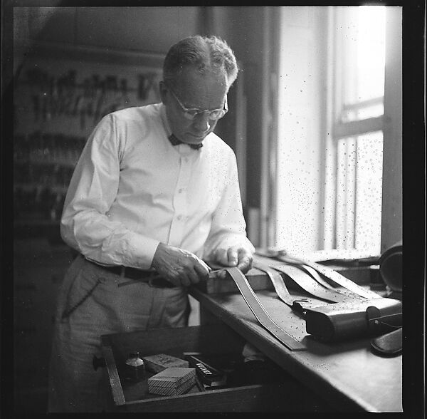 [105 Views and Studies of Leather Craftsmen, Their Home in Birdsboro, Pennsylvania and New York City Residence, Commissioned by Fortune Magazine for "The Small Shop," Published November 1945], Walker Evans (American, St. Louis, Missouri 1903–1975 New Haven, Connecticut), Film negative