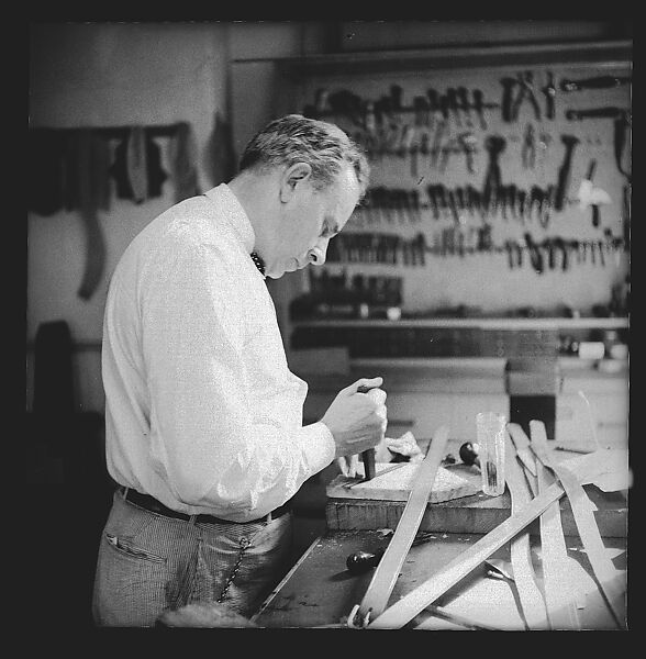 [105 Views and Studies of Leather Craftsmen, Their Home in Birdsboro, Pennsylvania and New York City Residence, Commissioned by Fortune Magazine for "The Small Shop," Published November 1945], Walker Evans (American, St. Louis, Missouri 1903–1975 New Haven, Connecticut), Film negative
