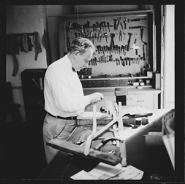 [105 Views and Studies of Leather Craftsmen, Their Home in Birdsboro, Pennsylvania and New York City Residence, Commissioned by Fortune Magazine for "The Small Shop," Published November 1945], Walker Evans (American, St. Louis, Missouri 1903–1975 New Haven, Connecticut), Film negative