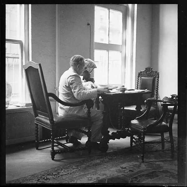 [105 Views and Studies of Leather Craftsmen, Their Home in Birdsboro, Pennsylvania and New York City Residence, Commissioned by Fortune Magazine for "The Small Shop," Published November 1945], Walker Evans (American, St. Louis, Missouri 1903–1975 New Haven, Connecticut), Film negative