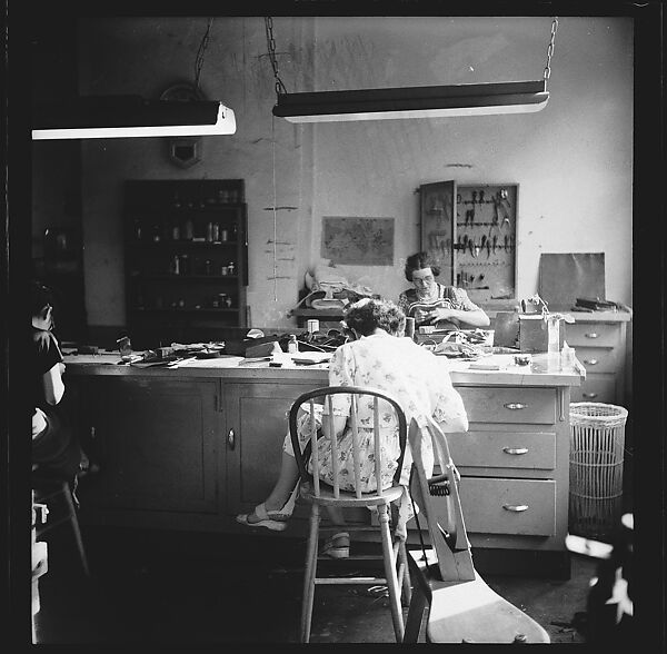 [105 Views and Studies of Leather Craftsmen, Their Home in Birdsboro, Pennsylvania and New York City Residence, Commissioned by Fortune Magazine for "The Small Shop," Published November 1945], Walker Evans (American, St. Louis, Missouri 1903–1975 New Haven, Connecticut), Film negative