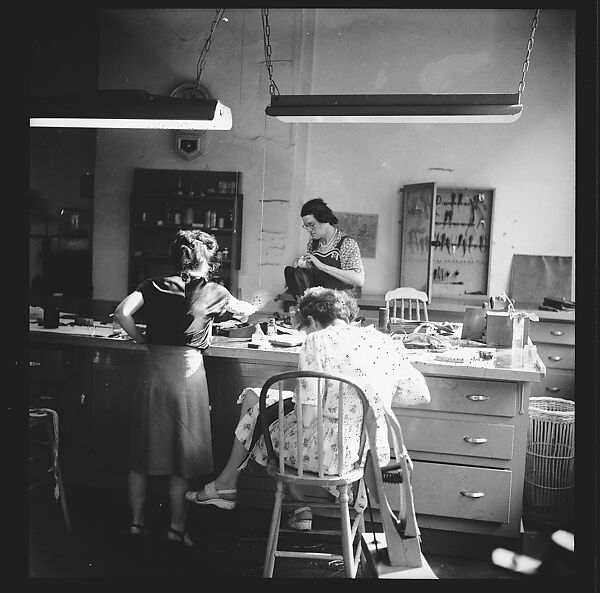 [105 Views and Studies of Leather Craftsmen, Their Home in Birdsboro, Pennsylvania and New York City Residence, Commissioned by Fortune Magazine for "The Small Shop," Published November 1945], Walker Evans (American, St. Louis, Missouri 1903–1975 New Haven, Connecticut), Film negative