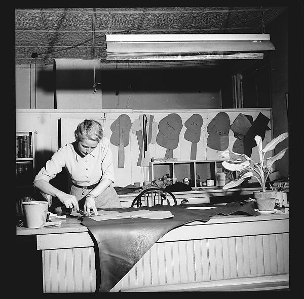 [105 Views and Studies of Leather Craftsmen, Their Home in Birdsboro, Pennsylvania and New York City Residence, Commissioned by Fortune Magazine for "The Small Shop," Published November 1945], Walker Evans (American, St. Louis, Missouri 1903–1975 New Haven, Connecticut), Film negative