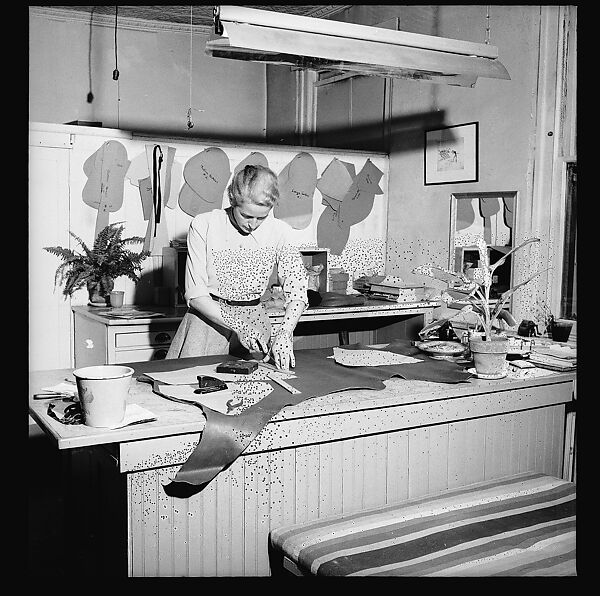[105 Views and Studies of Leather Craftsmen, Their Home in Birdsboro, Pennsylvania and New York City Residence, Commissioned by Fortune Magazine for "The Small Shop," Published November 1945], Walker Evans (American, St. Louis, Missouri 1903–1975 New Haven, Connecticut), Film negative