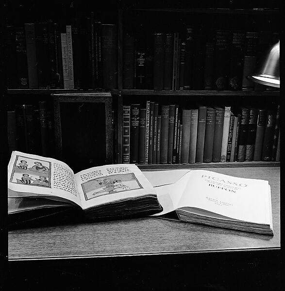 [68 Views of New York Public Library on Fifth Avenue, Bryant Park, and Studies of Reading Room, Stacks, Rare Book Room, and Readers, Possibly Commissioned for Unpublished Vogue Article, 1949, Including Four Portraits of Jane Smith Evans], Walker Evans (American, St. Louis, Missouri 1903–1975 New Haven, Connecticut), Film negative