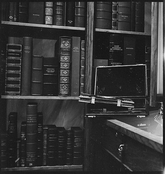 [68 Views of New York Public Library on Fifth Avenue, Bryant Park, and Studies of Reading Room, Stacks, Rare Book Room, and Readers, Possibly Commissioned for Unpublished Vogue Article, 1949, Including Four Portraits of Jane Smith Evans], Walker Evans (American, St. Louis, Missouri 1903–1975 New Haven, Connecticut), Film negative