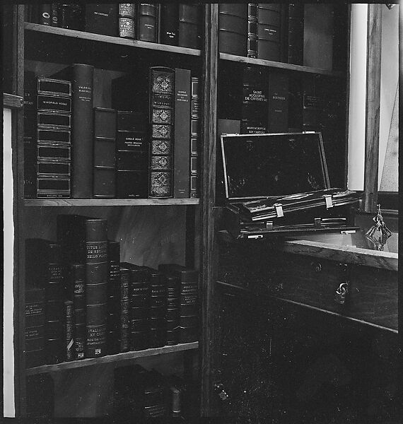 [68 Views of New York Public Library on Fifth Avenue, Bryant Park, and Studies of Reading Room, Stacks, Rare Book Room, and Readers, Possibly Commissioned for Unpublished Vogue Article, 1949, Including Four Portraits of Jane Smith Evans], Walker Evans (American, St. Louis, Missouri 1903–1975 New Haven, Connecticut), Film negative