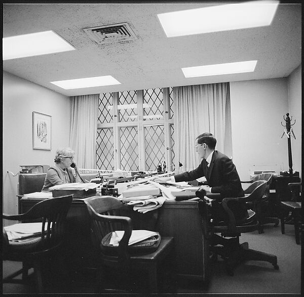 [489 Views and Studies of Brown Brothers Harriman & Company Bankers, Their Offices, and Employees at Work, and Related Views of Partners' Residences, Commissioned by Doubleday & Company for "Partners in Banking", Published 1968], Walker Evans (American, St. Louis, Missouri 1903–1975 New Haven, Connecticut), Film negative