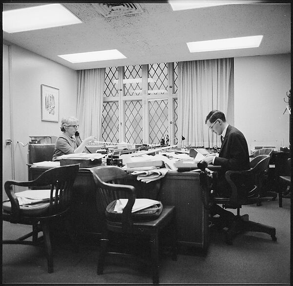 [489 Views and Studies of Brown Brothers Harriman & Company Bankers, Their Offices, and Employees at Work, and Related Views of Partners' Residences, Commissioned by Doubleday & Company for "Partners in Banking", Published 1968], Walker Evans (American, St. Louis, Missouri 1903–1975 New Haven, Connecticut), Film negative
