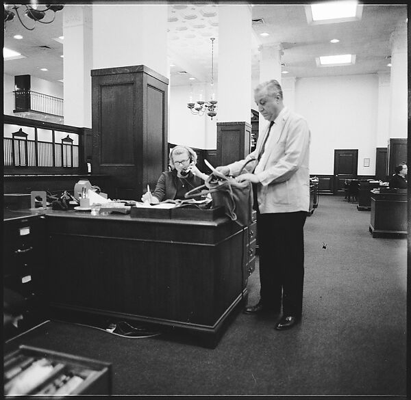 [489 Views and Studies of Brown Brothers Harriman & Company Bankers, Their Offices, and Employees at Work, and Related Views of Partners' Residences, Commissioned by Doubleday & Company for "Partners in Banking", Published 1968], Walker Evans (American, St. Louis, Missouri 1903–1975 New Haven, Connecticut), Film negative