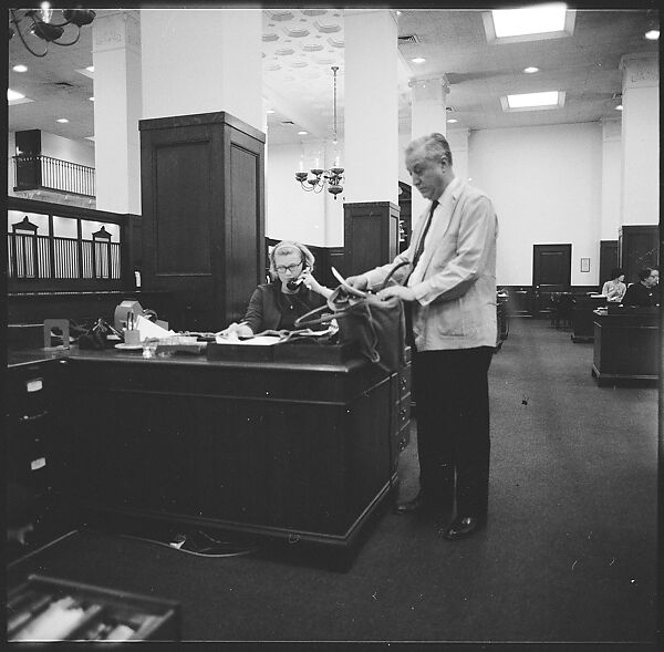 [489 Views and Studies of Brown Brothers Harriman & Company Bankers, Their Offices, and Employees at Work, and Related Views of Partners' Residences, Commissioned by Doubleday & Company for "Partners in Banking", Published 1968], Walker Evans (American, St. Louis, Missouri 1903–1975 New Haven, Connecticut), Film negative