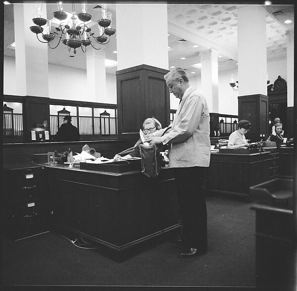 [489 Views and Studies of Brown Brothers Harriman & Company Bankers, Their Offices, and Employees at Work, and Related Views of Partners' Residences, Commissioned by Doubleday & Company for "Partners in Banking", Published 1968], Walker Evans (American, St. Louis, Missouri 1903–1975 New Haven, Connecticut), Film negative