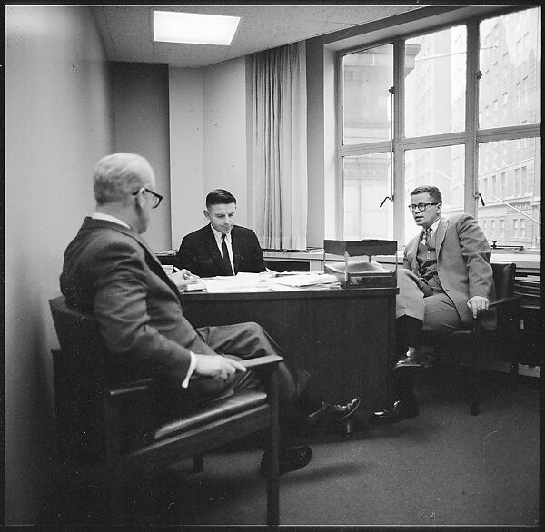 [489 Views and Studies of Brown Brothers Harriman & Company Bankers, Their Offices, and Employees at Work, and Related Views of Partners' Residences, Commissioned by Doubleday & Company for "Partners in Banking", Published 1968], Walker Evans (American, St. Louis, Missouri 1903–1975 New Haven, Connecticut), Film negative