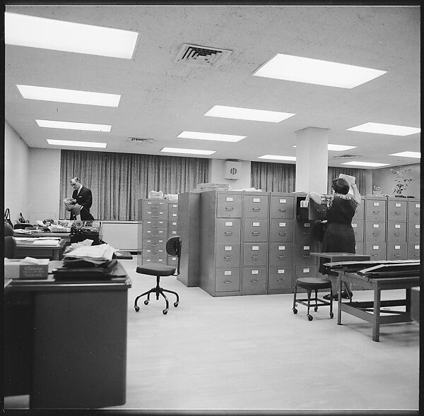 [489 Views and Studies of Brown Brothers Harriman & Company Bankers, Their Offices, and Employees at Work, and Related Views of Partners' Residences, Commissioned by Doubleday & Company for "Partners in Banking", Published 1968], Walker Evans (American, St. Louis, Missouri 1903–1975 New Haven, Connecticut), Film negative