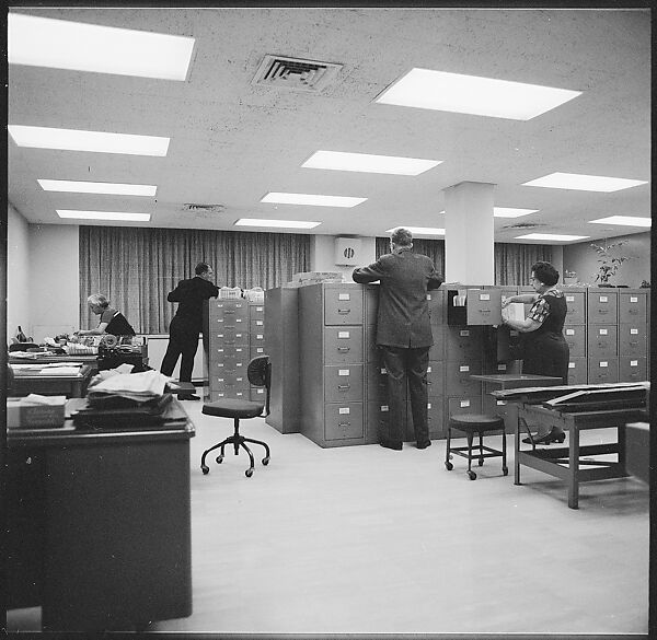 [489 Views and Studies of Brown Brothers Harriman & Company Bankers, Their Offices, and Employees at Work, and Related Views of Partners' Residences, Commissioned by Doubleday & Company for "Partners in Banking", Published 1968], Walker Evans (American, St. Louis, Missouri 1903–1975 New Haven, Connecticut), Film negative