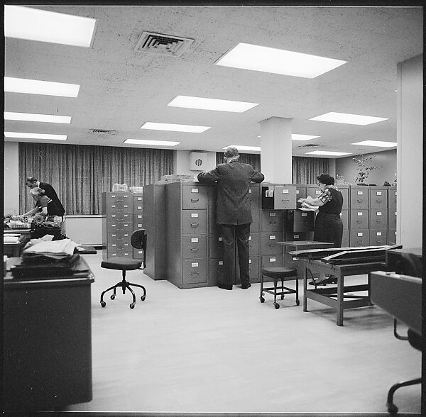 [489 Views and Studies of Brown Brothers Harriman & Company Bankers, Their Offices, and Employees at Work, and Related Views of Partners' Residences, Commissioned by Doubleday & Company for "Partners in Banking", Published 1968], Walker Evans (American, St. Louis, Missouri 1903–1975 New Haven, Connecticut), Film negative