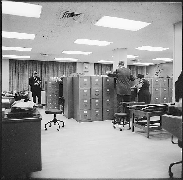 [489 Views and Studies of Brown Brothers Harriman & Company Bankers, Their Offices, and Employees at Work, and Related Views of Partners' Residences, Commissioned by Doubleday & Company for "Partners in Banking", Published 1968], Walker Evans (American, St. Louis, Missouri 1903–1975 New Haven, Connecticut), Film negative
