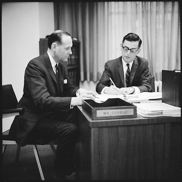 [489 Views and Studies of Brown Brothers Harriman & Company Bankers, Their Offices, and Employees at Work, and Related Views of Partners' Residences, Commissioned by Doubleday & Company for "Partners in Banking", Published 1968], Walker Evans (American, St. Louis, Missouri 1903–1975 New Haven, Connecticut), Film negative