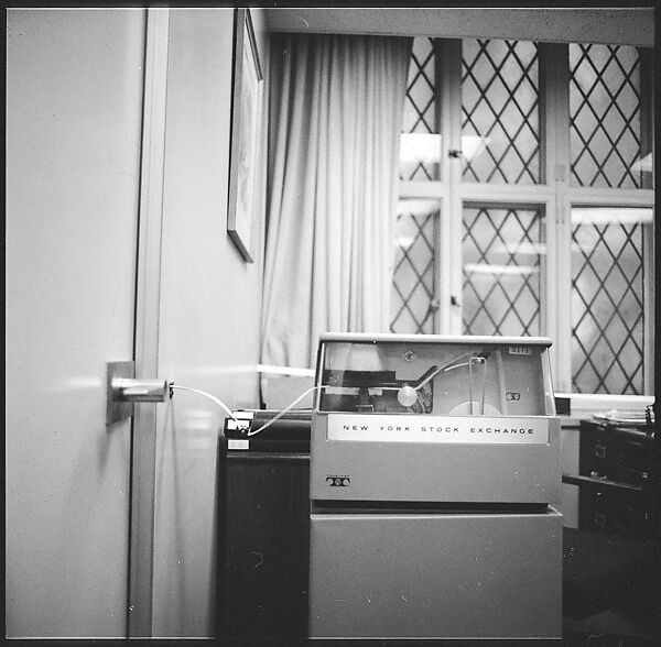 [489 Views and Studies of Brown Brothers Harriman & Company Bankers, Their Offices, and Employees at Work, and Related Views of Partners' Residences, Commissioned by Doubleday & Company for "Partners in Banking", Published 1968], Walker Evans (American, St. Louis, Missouri 1903–1975 New Haven, Connecticut), Film negative