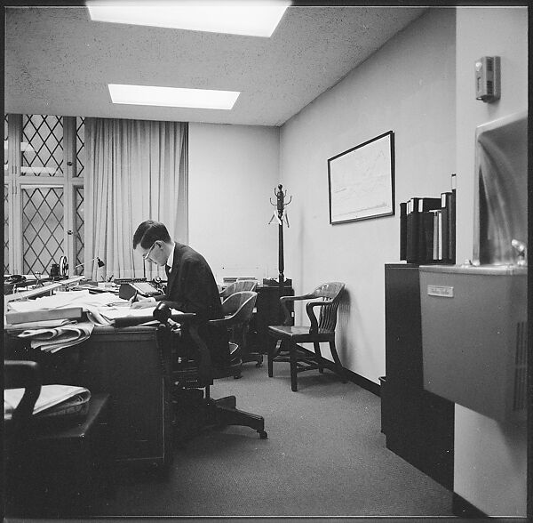 [489 Views and Studies of Brown Brothers Harriman & Company Bankers, Their Offices, and Employees at Work, and Related Views of Partners' Residences, Commissioned by Doubleday & Company for "Partners in Banking", Published 1968], Walker Evans (American, St. Louis, Missouri 1903–1975 New Haven, Connecticut), Film negative