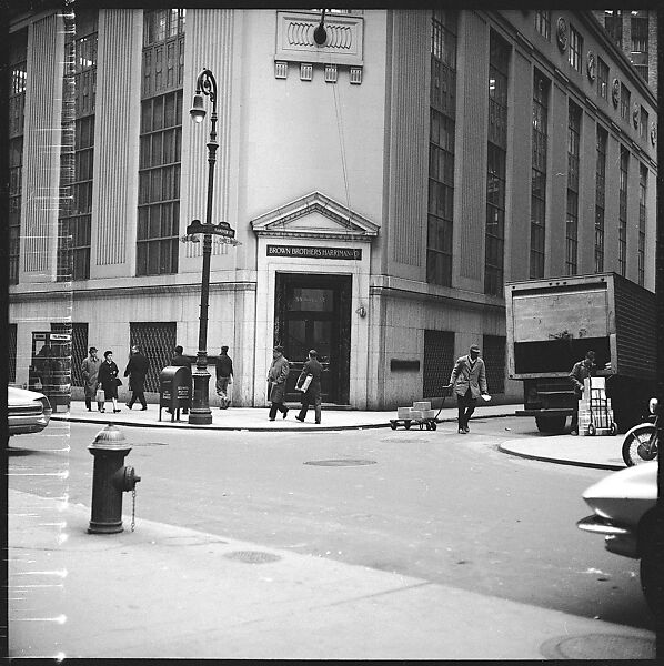 [489 Views and Studies of Brown Brothers Harriman & Company Bankers, Their Offices, and Employees at Work, and Related Views of Partners' Residences, Commissioned by Doubleday & Company for "Partners in Banking", Published 1968], Walker Evans (American, St. Louis, Missouri 1903–1975 New Haven, Connecticut), Film negative