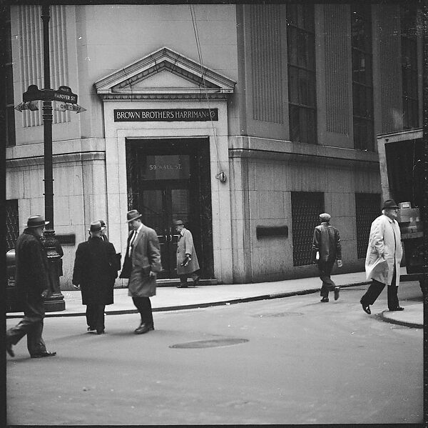 [489 Views and Studies of Brown Brothers Harriman & Company Bankers, Their Offices, and Employees at Work, and Related Views of Partners' Residences, Commissioned by Doubleday & Company for "Partners in Banking", Published 1968], Walker Evans (American, St. Louis, Missouri 1903–1975 New Haven, Connecticut), Film negative