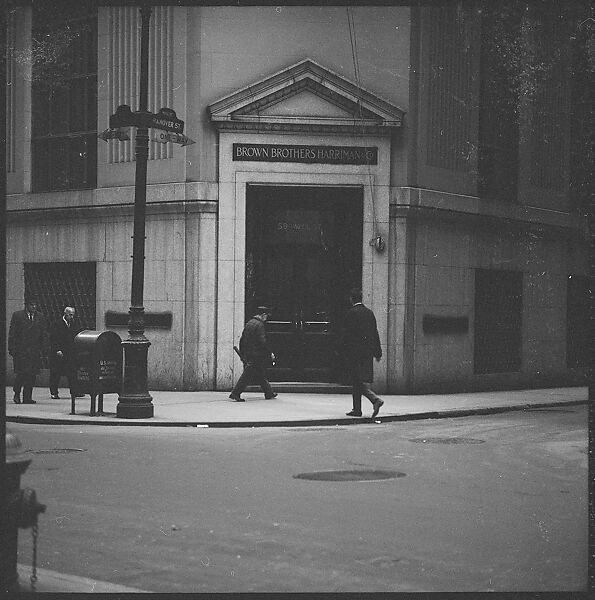 [489 Views and Studies of Brown Brothers Harriman & Company Bankers, Their Offices, and Employees at Work, and Related Views of Partners' Residences, Commissioned by Doubleday & Company for "Partners in Banking", Published 1968], Walker Evans (American, St. Louis, Missouri 1903–1975 New Haven, Connecticut), Film negative