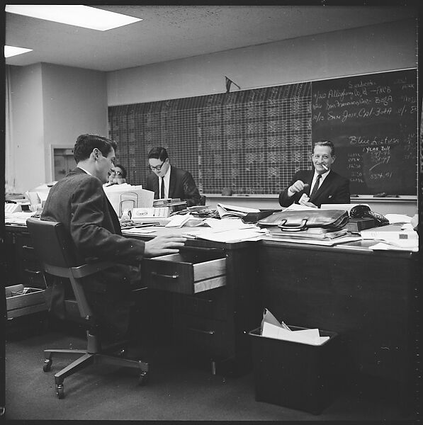 [489 Views and Studies of Brown Brothers Harriman & Company Bankers, Their Offices, and Employees at Work, and Related Views of Partners' Residences, Commissioned by Doubleday & Company for "Partners in Banking", Published 1968], Walker Evans (American, St. Louis, Missouri 1903–1975 New Haven, Connecticut), Film negative