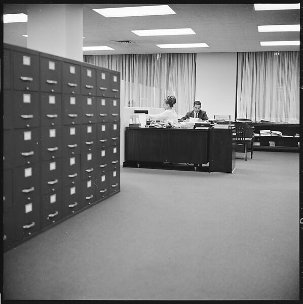 [489 Views and Studies of Brown Brothers Harriman & Company Bankers, Their Offices, and Employees at Work, and Related Views of Partners' Residences, Commissioned by Doubleday & Company for "Partners in Banking", Published 1968], Walker Evans (American, St. Louis, Missouri 1903–1975 New Haven, Connecticut), Film negative