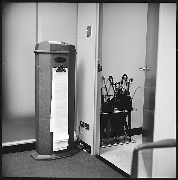 [489 Views and Studies of Brown Brothers Harriman & Company Bankers, Their Offices, and Employees at Work, and Related Views of Partners' Residences, Commissioned by Doubleday & Company for "Partners in Banking", Published 1968], Walker Evans (American, St. Louis, Missouri 1903–1975 New Haven, Connecticut), Film negative