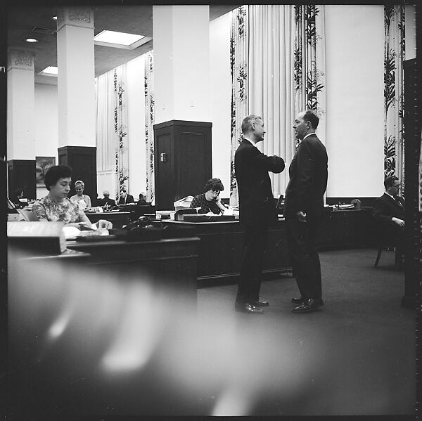 [489 Views and Studies of Brown Brothers Harriman & Company Bankers, Their Offices, and Employees at Work, and Related Views of Partners' Residences, Commissioned by Doubleday & Company for "Partners in Banking", Published 1968], Walker Evans (American, St. Louis, Missouri 1903–1975 New Haven, Connecticut), Film negative