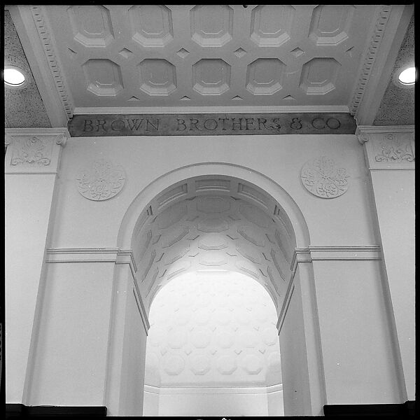 [489 Views and Studies of Brown Brothers Harriman & Company Bankers, Their Offices, and Employees at Work, and Related Views of Partners' Residences, Commissioned by Doubleday & Company for "Partners in Banking", Published 1968], Walker Evans (American, St. Louis, Missouri 1903–1975 New Haven, Connecticut), Film negative