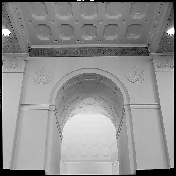 [489 Views and Studies of Brown Brothers Harriman & Company Bankers, Their Offices, and Employees at Work, and Related Views of Partners' Residences, Commissioned by Doubleday & Company for "Partners in Banking", Published 1968], Walker Evans (American, St. Louis, Missouri 1903–1975 New Haven, Connecticut), Film negative