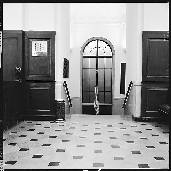 [489 Views and Studies of Brown Brothers Harriman & Company Bankers, Their Offices, and Employees at Work, and Related Views of Partners' Residences, Commissioned by Doubleday & Company for "Partners in Banking", Published 1968], Walker Evans (American, St. Louis, Missouri 1903–1975 New Haven, Connecticut), Film negative