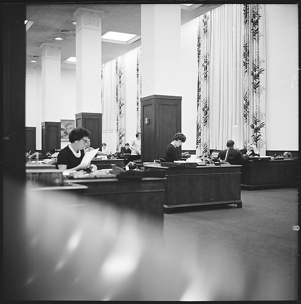 [489 Views and Studies of Brown Brothers Harriman & Company Bankers, Their Offices, and Employees at Work, and Related Views of Partners' Residences, Commissioned by Doubleday & Company for "Partners in Banking", Published 1968], Walker Evans (American, St. Louis, Missouri 1903–1975 New Haven, Connecticut), Film negative