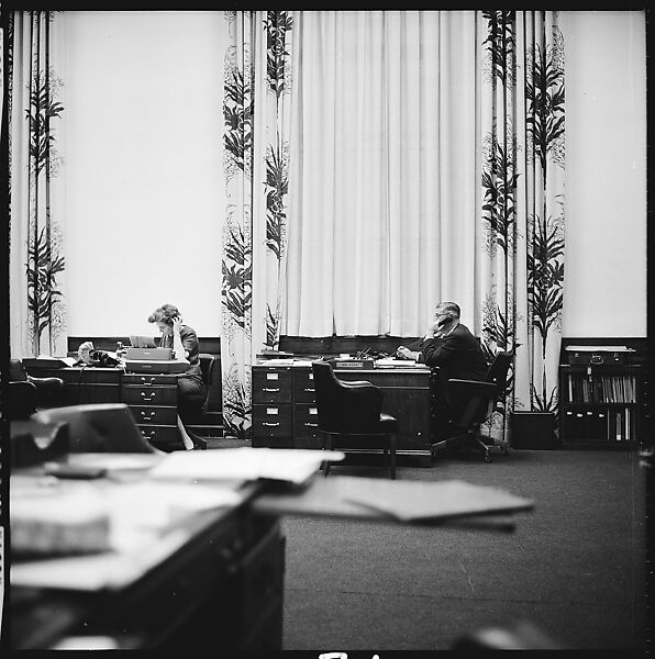 [489 Views and Studies of Brown Brothers Harriman & Company Bankers, Their Offices, and Employees at Work, and Related Views of Partners' Residences, Commissioned by Doubleday & Company for "Partners in Banking", Published 1968], Walker Evans (American, St. Louis, Missouri 1903–1975 New Haven, Connecticut), Film negative